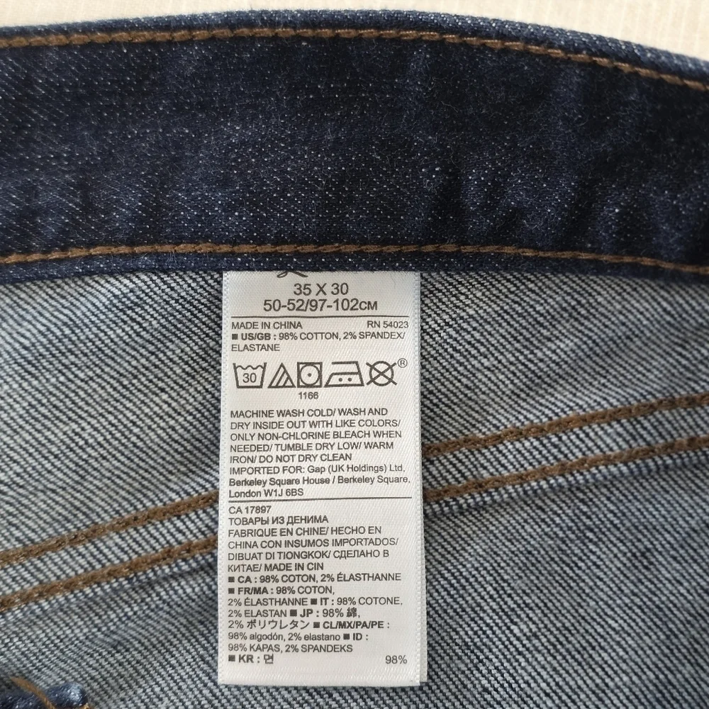 Banana Republic Men's Straight Leg Jeans, Size 35